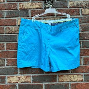 Crown and Ivy turquoise shorts. Size 14